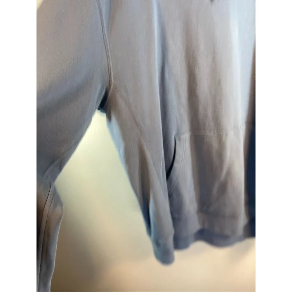 J CREW MENS XXLARGE SOLID BLUE HOODIE